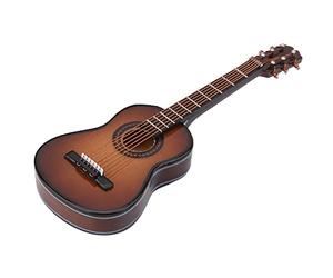 Affichage de Mini-modèle de Guitare Artisanal avec Support - Ornements de Décoration Intérieure, Super pour Amis (10 cm) (14 cm) (10 cm)