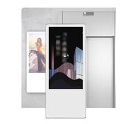 Affichage de signalisation numérique d'ascenseur Écran de publicité réseau 18,5/21,5/23,6 Pouces Lecteur LCD Mural avec Haute définition for la Construction de Halls d'entrée(18.5in)