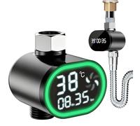 Affichage De Température De Douche - Affichage LED Numérique de Précision Résistant aux Éclaboussures,Moniteur de température de douche,Pour Spa, Camping-Car, Salle de Bain, Cuisine, Hôtel,