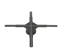 Affichage de Ventilateur d'hologramme, Fonction de synchronisation de projecteur de Ventilateur d'hologramme 3D 100-240 V 56 cm pour Magasin Prise Britannique