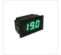 Affichage De Voltmètre Étanche Numérique Led Yb28-W Dc 2.5v À 30v Electromobile Deux Fils Tension Panneau Mètre 12v Moto Voiture - Type Green-Dc14-600v