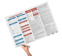 Affichage entreprise obligatoire 2026-100% Complet - Code du travail 2026 - Plastifié - Feutre fourni - Fixations adhésives - Grandes dimensions 596 x 422 mm - UTTSCHEID