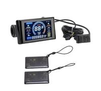Affichage LCD de vélo électrique CheoTime, Affichage de Couleur électrique colorée, écran LCD de Scooter électrique avec Cartes NFC pour Guidon 22,2 mm 24v 36V 48V