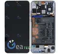 Affichage Lcd Huawei P30 Lite Écran Original Service Pack Cadre Blanc Batterie