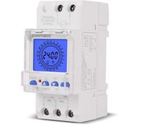 Affichage LCD numrique 24 heures Horloge lectronique 85-265 V Heures sur rail DIN Commutateur de minuterie programmable (16 A)