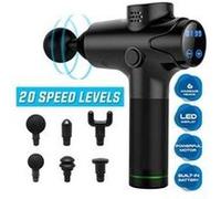 Affichage lcd profession pistolet de massage pour douleur musculaire exercice relaxation minceur mise en forme - noir