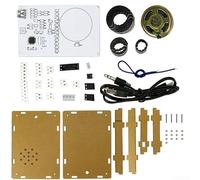 Affichage LED du spectre musical, boîtier en acrylique et contrôle sonore interactif avec 51 microcontrôleurs pour projets de soudure, panneau de 100 x 61 mm