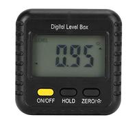 Affichage numérique inclinomètre ABS Mini 360 degrés détecteur d'angle rapporteur menuiserie Outil de Travail du Bois 2x180 °(sans Bulle Horizontale)
