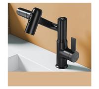 Affichage numérique LED Basin à 360 degrés Spray multifunsal pivotant, évier Froid Chaud 3 Modes de Distribution d'eau, afin Que Vous puissiez Facilement effectuer Vos tâches de Lavage, Le