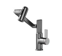 Affichage numérique LED Basin à 360 degrés Spray multifunsal pivotant, évier Froid Chaud 3 Modes de Distribution d'eau, afin Que Vous puissiez Facilement effectuer Vos tâches de Lavage, Le