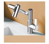 Affichage numérique LED Basin à 360 degrés Spray multifunsal pivotant, évier Froid Chaud 3 Modes de Distribution d'eau, afin Que Vous puissiez Facilement effectuer Vos tâches de Lavage, Le