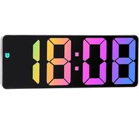 Affichage Numérique LED Multicolore Jumbo Grand Nombre, Double Alimentation Enfichable/Batterie, Cadeau pour La Cuisine à La Maison Salle De Classe Restaut Seniors, A