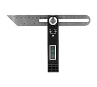 Affichage numérique t Règle d'angle de goniomètre numérique en acier inoxydable avec mesure précise pour les ingénieurs artins et amateurs de bricolage