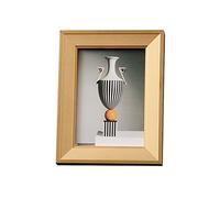 Affichage photo européen créatif cadre photo pendentif 6 "7" 10 " vintage bois bureau décoratif cadre photo (taille : 5 x 7)