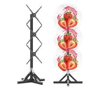 Affichage publicitaire vertical de ventilateur hologramme 3D pour des visuels dynamiques dans les espaces commerciaux