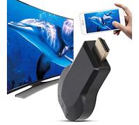 Affichage sans fil de télévision, adaptateur dongle WiFi HDMI pour Airplay, Miracast et DLNA, Aucune app, Aucun pilote requis, Module WiFi intégré, Portable