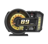 Affichage tête Haute de Voiture A590 HUD Auto OBD Jauge GPS LCD Détecteur Compteur Conduite Scored Enregistreur comportement Conduite Moniteur Suivi(A590)