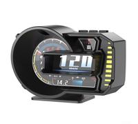 Affichage tête haute de voiture avec OBD GPS intégré LCD complet tableau de bord pour vitesse RPM consommation de carburant température de l'eau et notifications d'alarme (A590-Pro)