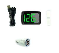 Affichage tête haute de voiture KM/H MPH GPS Compteur de vitesse numérique avec LED Grand affichage de la police Adaptateur de charge de voiture pour voiture camion moto
