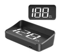 Affichage Tête Haute - Écran Intelligent équipé de GPS - Compteur de Vitesse Numérique pour Automobile,pour Tableau de Bord Moto Véhicule Conduite Pare Brise