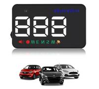 Affichage Tête Haute GPS FISHTEC Vitesse Direction Alarme Luminosité Auto Écran Ou Pare Brise 8-18V