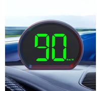 Affichage tête haute GPS HUD Compteur de vitesse numérique KMH pour MPH avec pare-soleil pour voiture, camion, bus, scooter électrique E-pour vélo, USB, 5 V, grande police de caractères claire jour