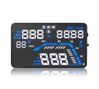 Affichage Tête Haute GPS Voiture Head up Display hud obd Universel 5,5 Pouces écran Vitesse/Temps/Direction indication HD Multi-Couleur luminosité réglable Automatique sans éblouissement