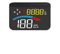Affichage Tête Haute, Head up Display, Affichage tête haute de voiture, compteur de vitesse automatique numérique, projecteur de pare-brise sur vitre de voiture, alarme de température d'eau et d'huile