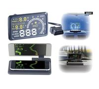 Affichage tête haute HUD-55C pour connexion OBD2 avec support tableau de bord