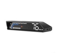 Affichage tête haute HUD de voiture, compteur de vitesse GPS KMH universel, compteur de vitesse de température d'ordinateur de conduite HUD OBD2 adapté aux véhicules OBD2