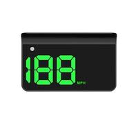 Affichage tête Haute HUD GPS de Voiture Compteur Vitesse numérique Vitesse Universelle Projecteur Pare-Brise KM/H MPH Auto Électronique(A)