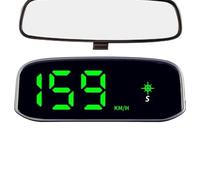Affichage Tête Haute HUD Voiture Navigateur de direction solaire grand | Démarrage Capteur De Vibration Compteur Vitesse Sans Fil Pour Conducteur Femmes Hommes SUV Camion Conduite