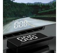 Affichage tête haute M1 avec GPS pour pare-brise de voiture Projets de vitesse et données de conduite avec alertes de fatigue Convient à la plupart des voitures
