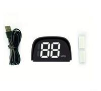 Affichage tête haute pour voiture avec affichage de la vitesse GPS en km/h ou MPH, facile à lire et à utiliser pour voitures, scooters, motos et camions (MPH blanc MPH)