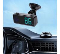 Affichage tête haute pour voitures avec compteur de vitesse GPS et boussole, fournissant des données de conduite essentielles directement devant le conducteur (sans support)