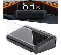 Affichage tête haute universel de voiture HUD Mesure de kilométrage de compteur de vitesse numérique de 3 pouces, température de l'eau, affichage de tension OBD Pro