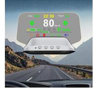 Affichage tête haute voiture - RNCYN - T3 - HUD OBD2 GPS - Écran LCD 5 pouces - Bluetooth - Connexion téléphone portable