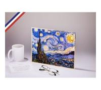Affiche 24x30 en édition limitée créée et imprimée en France - Nuit étoilée de Vincent van Gogh G