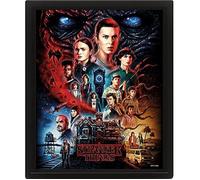 Pyramid International - Poster 3D encadré Stranger Things (Vecna) 25×20×1,3 cm - Produit officiel