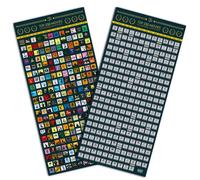 Affiche à Gratter - ULTIMATE - Top 250 Films - XXL 100x45 cm - Décoration Murale - Vintage