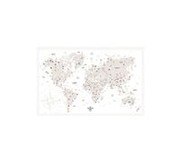 Affiche à tamponner Carte du Monde