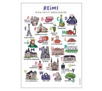 Affiche Abécédaire Reims - 70 x 50 cm