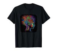 Affiche abstraite, psychédélique, trippy, lumière noire T-Shirt