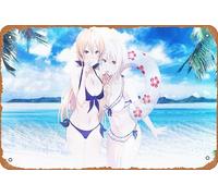 Affiche Alice Nakiri Erina Nakiri Food Wars : Shokugeki No Soma Décoration murale rétro en métal 20,3 x 30,5 cm