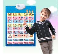 Affiche Alphabet De Musique Russe Parlant, Jouets Éducatifs Pour Enfants, Affiche Électronique Abc, Graphique Phonétique Éducatif
