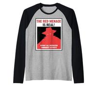 Affiche Anti-Communiste The Red Menace Manche Raglan