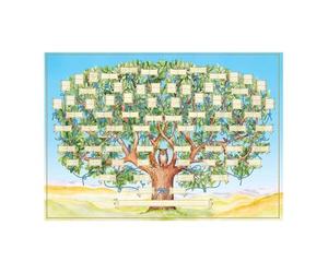 Affiche Arbre Généalogique, 10 Générations, Tableau Généalogique à Remplir, 39,60x59,40 cm Généalogies Personnalisées,