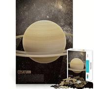Affiche Artistique Saturne, Puzzle de 1000 pièces pour Adolescents, Stimulation de la mémoire, Loisirs à Domicile, Assemblage d'image, Joli Cadeau (50x75cm)