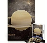 Affiche Artistique Saturne, Puzzle de 1000 pièces pour Adolescents, Stimulation de la mémoire, Loisirs à Domicile, Assemblage d'image, Joli Cadeau (50x75cm)