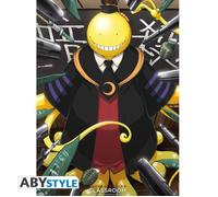 Affiche - Assassination Classroom - Koro Sensei - 52x38 cm - Décoration murale - Noir